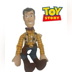 VINTAGE TOY STORY WOODY DOLL PLUSH THINKWAY TOYS DISNEY PIXAR I